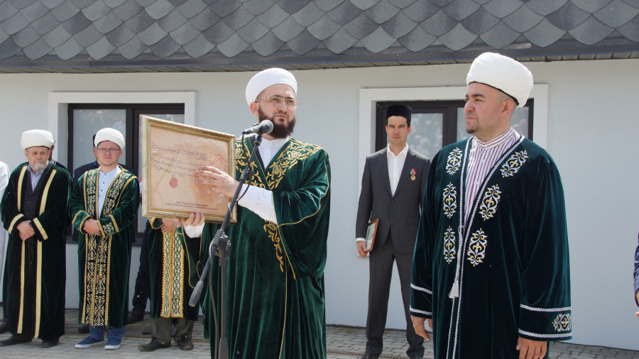 Зәйдә ачылган музейга мөфти бүләге - Ялчогылга бирелгән иҗазаның төгәл копиясе