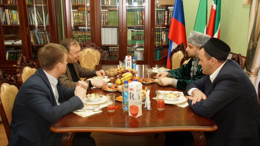 Евгений Еремин Татарстан мөфтиятендә булды