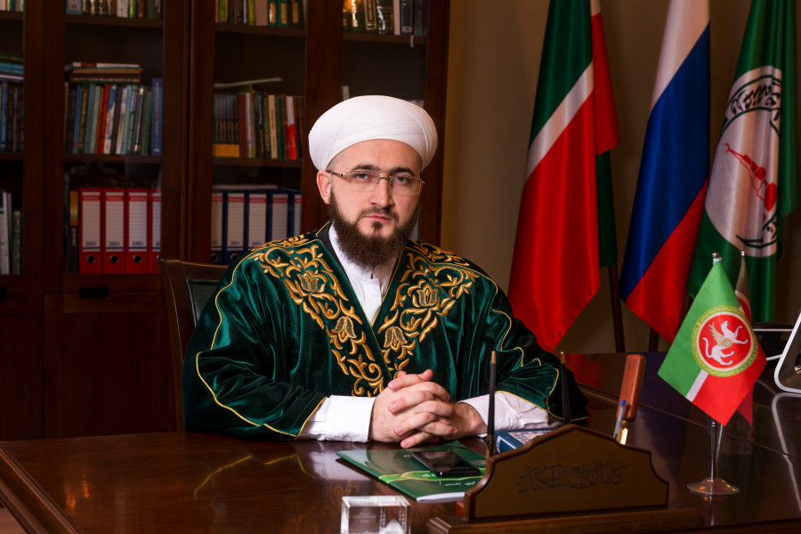 Мөфти Минтимер Шәймиевны Россиянең Хезмәт Герое исеме бирелүе белән котлады